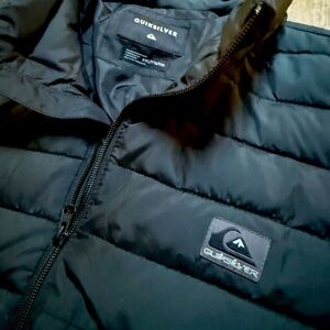 Quiksilver Quilted Puffer Jacket - Black (XXL)